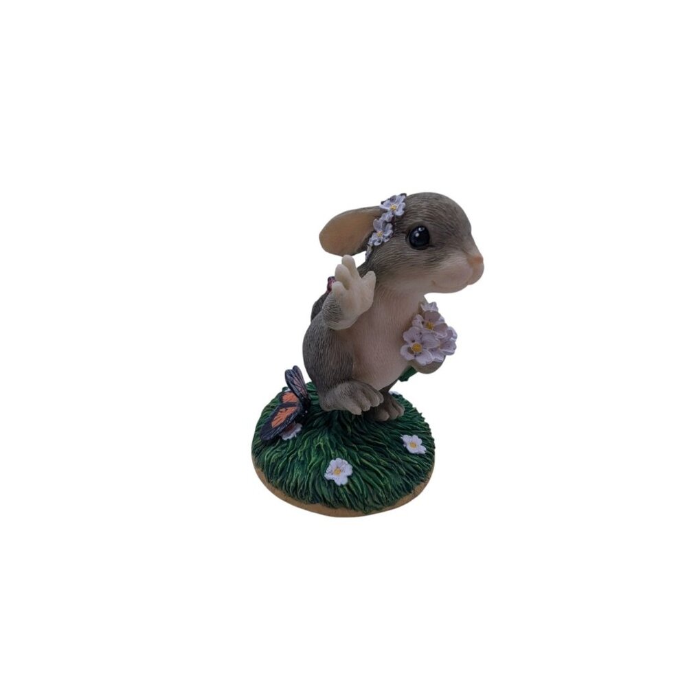 Charming Tails "Maid Of Honor" Figurine By Dean Griff Collectible Mouse With Flo - Picture 10 of 12